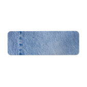 Étiquette de adresse Denim (Devant)