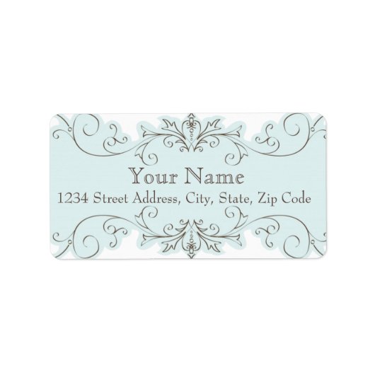 Étiquette de adresse d'enveloppe RSVP de mariage B (Devant)