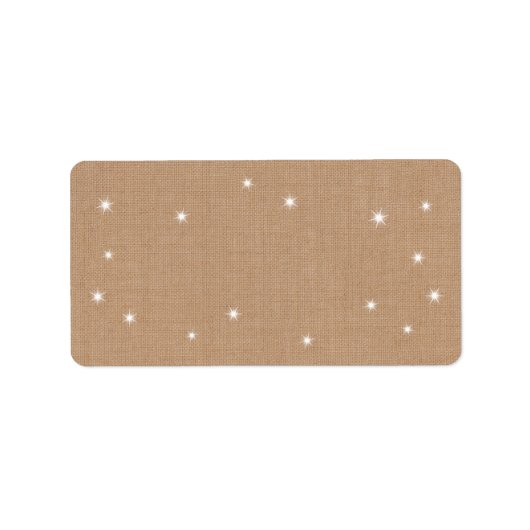 Étiquette de adresse des feux étincelants (Devant)