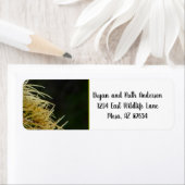 Étiquette de adresse des pointes de cactus (En situation)