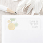 Étiquette de adresse des rosettes à la mente (En situation)