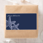 étiquette de adresse d'étoiles (En situation)