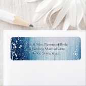 Étiquette de adresse d'hiver (En situation)