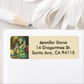 Étiquette de adresse Dragon Tales (En situation)