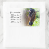 Étiquette de adresse du cheval (Sac)