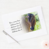 Étiquette de adresse du cheval (Enveloppe)