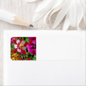 Étiquette de adresse du jardin d'été (En situation)