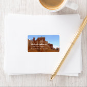 Étiquette de adresse du parc national Bryce (En situation)