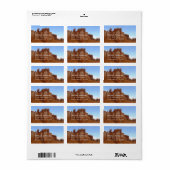 Étiquette de adresse du parc national Bryce (Feuille entière)