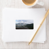 Étiquette de adresse du Parc national des Rocheuse (En situation)