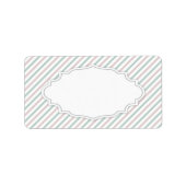 Étiquette de adresse élégant (Devant)