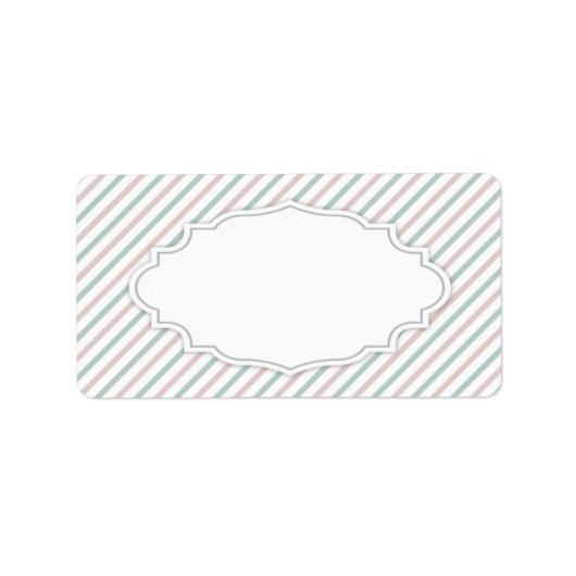 Étiquette de adresse élégant (Devant)