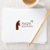 Étiquette de adresse équestre (En situation)