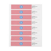 Étiquette de adresse fait sur commande principal (Feuille)