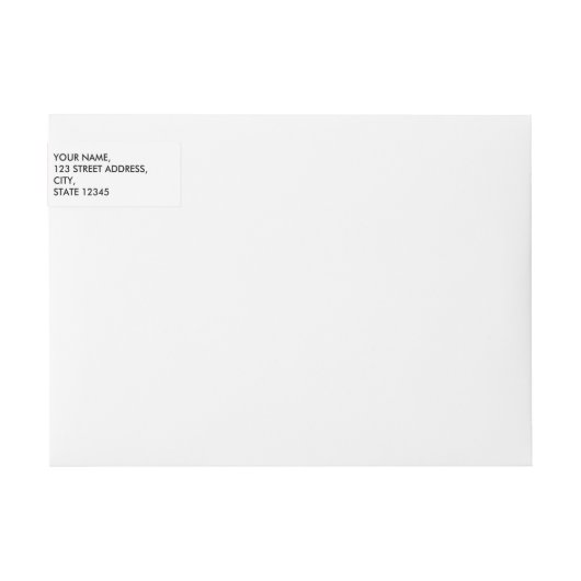 Étiquette de adresse fait sur commande principal (Devant)