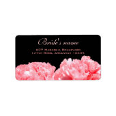 Étiquette de adresse Fête des mariées (Devant)
