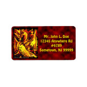 Étiquette de adresse Fire Spirit (Devant)