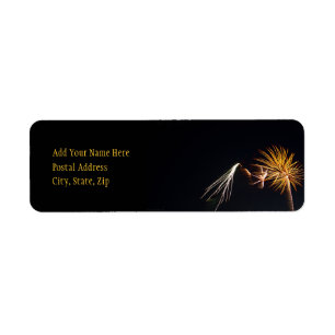 Étiquette de adresse Fireworks P0538