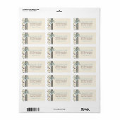 Étiquette de adresse garçon (Feuille entière)