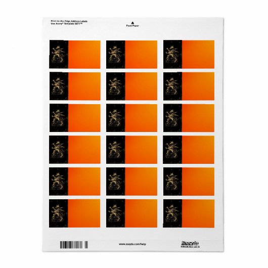 Étiquette de adresse Griffin (Feuille entière)