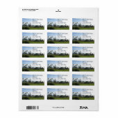 Étiquette de adresse hawaïen (Feuille entière)