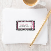 Étiquette de adresse HP Wild Birthday Cake (En situation)