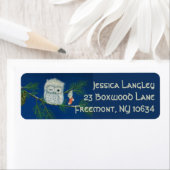 étiquette de adresse humoristique de Noël (En situation)