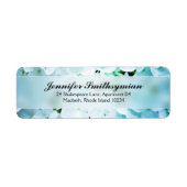 Étiquette de adresse Hydrangea (Devant)