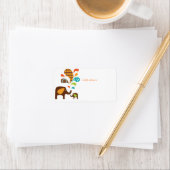 étiquette de adresse indépendant (En situation)