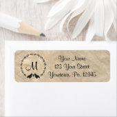 Étiquette de adresse initial personnalisé - Crows  (En situation)