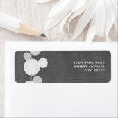 Étiquette de adresse inspiré du tableau de bord de (En situation)