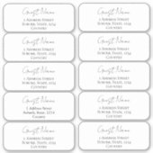 Étiquette de adresse invité Mariage personnalisabl (Devant)