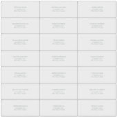 Étiquette de Adresse Invité Vert Sauge Clair Trans (Devant)