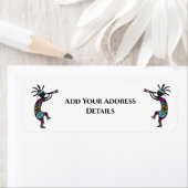 Étiquette de adresse Kokopelli Sud-Ouest (En situation)