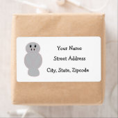 Étiquette de adresse Manataee (En situation)