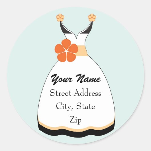 Étiquette de adresse mariage (Devant)