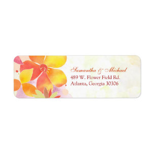 Étiquette de adresse mariage