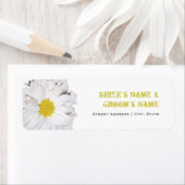 Étiquette de adresse mariage - Daisy (En situation)