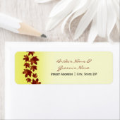 ÉTIQUETTE DE ADRESSE MARIAGE - FEUILLES MARIAGES D (En situation)