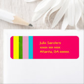 Étiquette de adresse mignons (En situation)