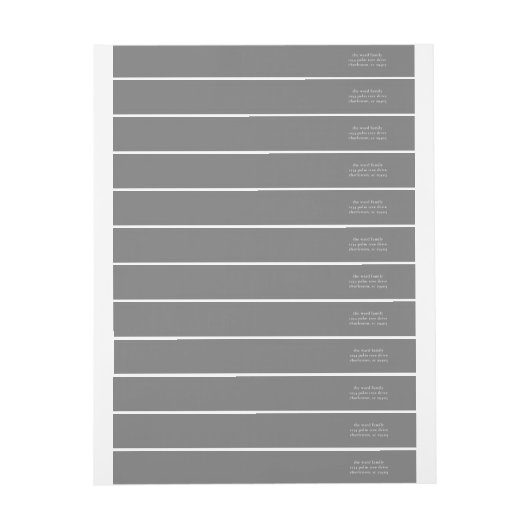 Étiquette de adresse minimal (Feuille)