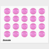étiquette de adresse motif rose (Feuille)
