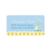 Étiquette de adresse nautique (Devant)