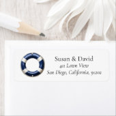 Étiquette de adresse nautique personnalisé avec Li (En situation)