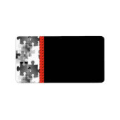 Étiquette de adresse perplexe (Devant)