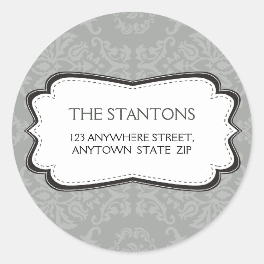 ÉTIQUETTE DE ADRESSE PERSONNALISÉ :: divinement da (Devant)