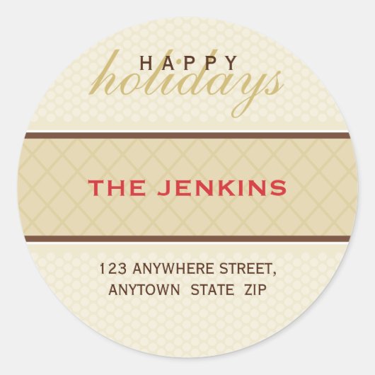 ÉTIQUETTE DE ADRESSE PERSONNALISÉ :: douceur 5 (Devant)