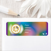 Étiquette de adresse-Personnaliser du nouvel an (En situation)