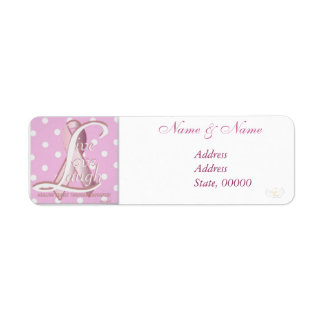 Étiquette de adresse-Personnaliser Pois de ruban r