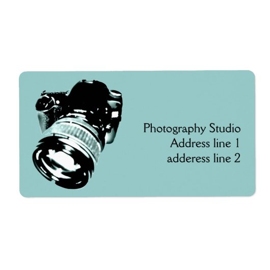 Étiquette de adresse photo numérique (Devant)